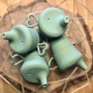 Silicone sippy cups 3in1 (1left)